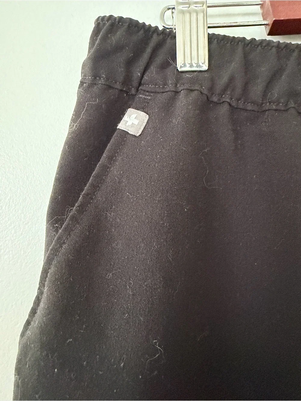 Figs Black Men's Jogger Sweatpants with White Drawstring